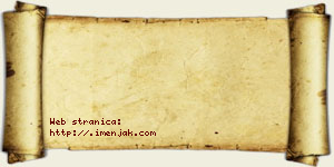 Miljana Gaćinović vizit kartica